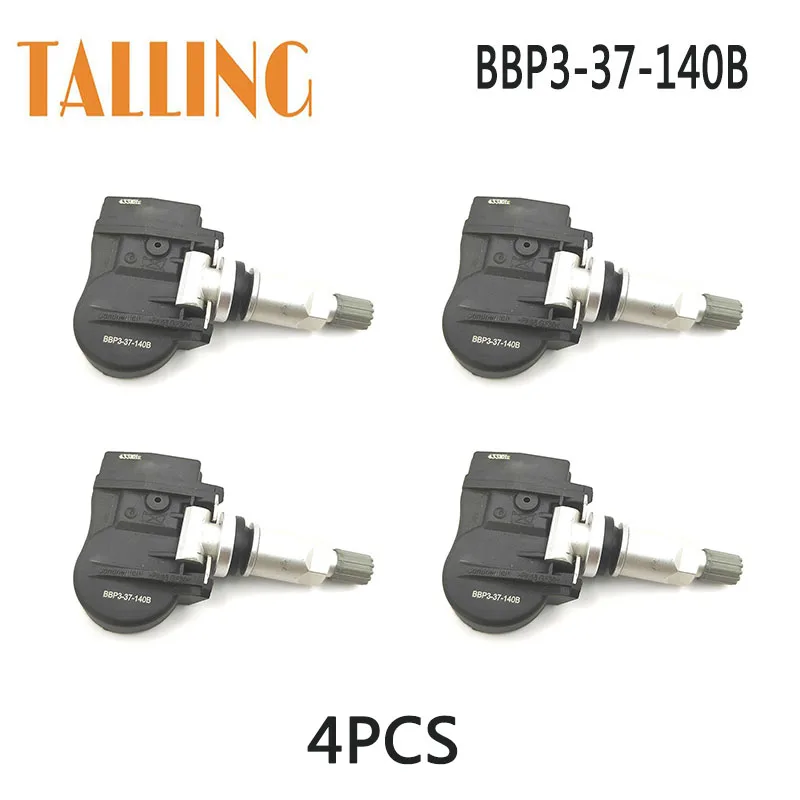 BBP3-37-140B 4 шт. датчик давления в шинах TPMS для Mazda MX-5 Miata 2.0L 2009-2014 CX-4 GK CX-5 KF CX-8 KG Artez GL