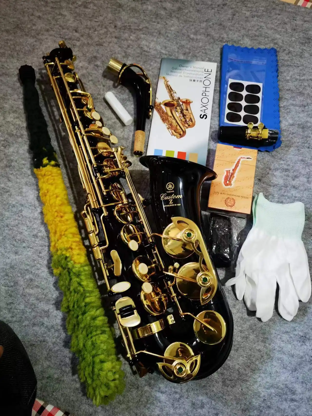 Новое поступление яркий высококачественный альт-саксофон Eb Sax Черное золото