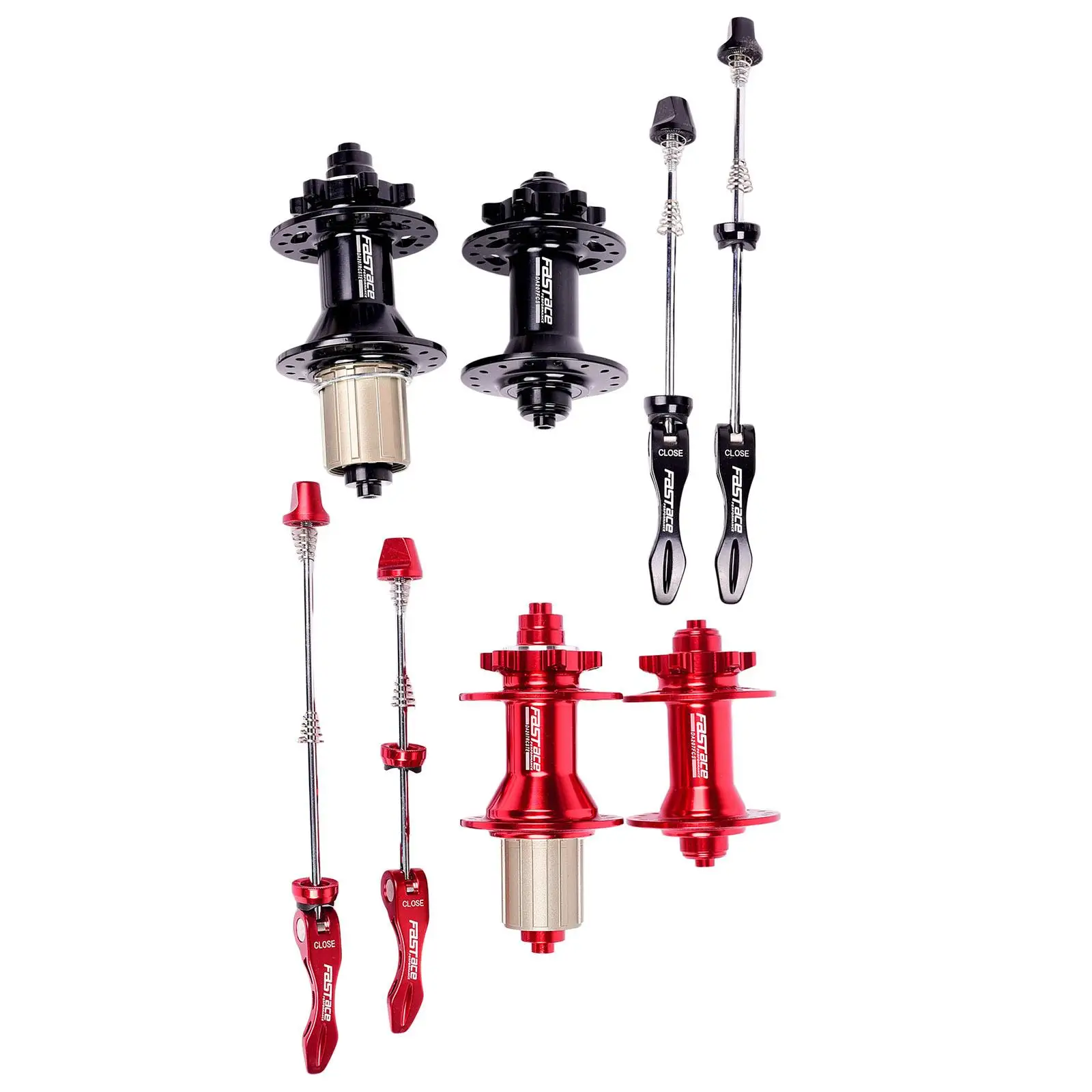 

32 Holes and Axle hubs for 3 Bolts Disc Brake Mountain Bike Bicycle, Front 100mm/Rear 135mm