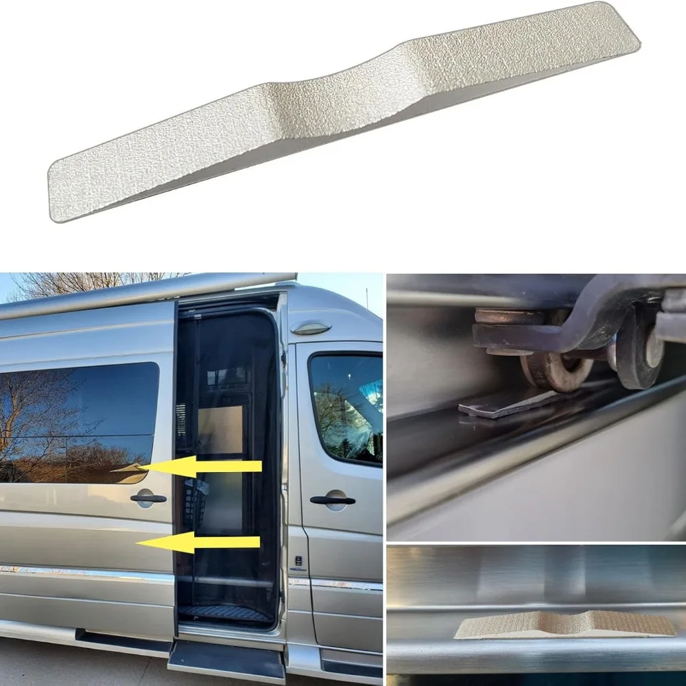 Фото Прочный стопор для раздвижной двери для кемпера, фургона, спринтера, Fiat Ducato Ford Transit VW Crafter, прочный комплект для блокировки двери автомобиля типа коробки №1