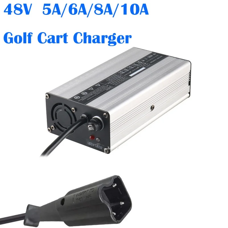 

Зарядное устройство для гольфа, 48 В, 5 А, 10 А, для Yamaha G29 Drive и Drive 2, 2007 дюйма, с 3-контактным разъемом, водонепроницаемость IP68