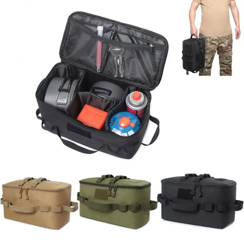 

Camping Storage Bag Picnic Basket Outdoor Camping Lamps Gas Stove Gas Tank Canister Pot Carry Bag Storage Sack Picnic Large Bag