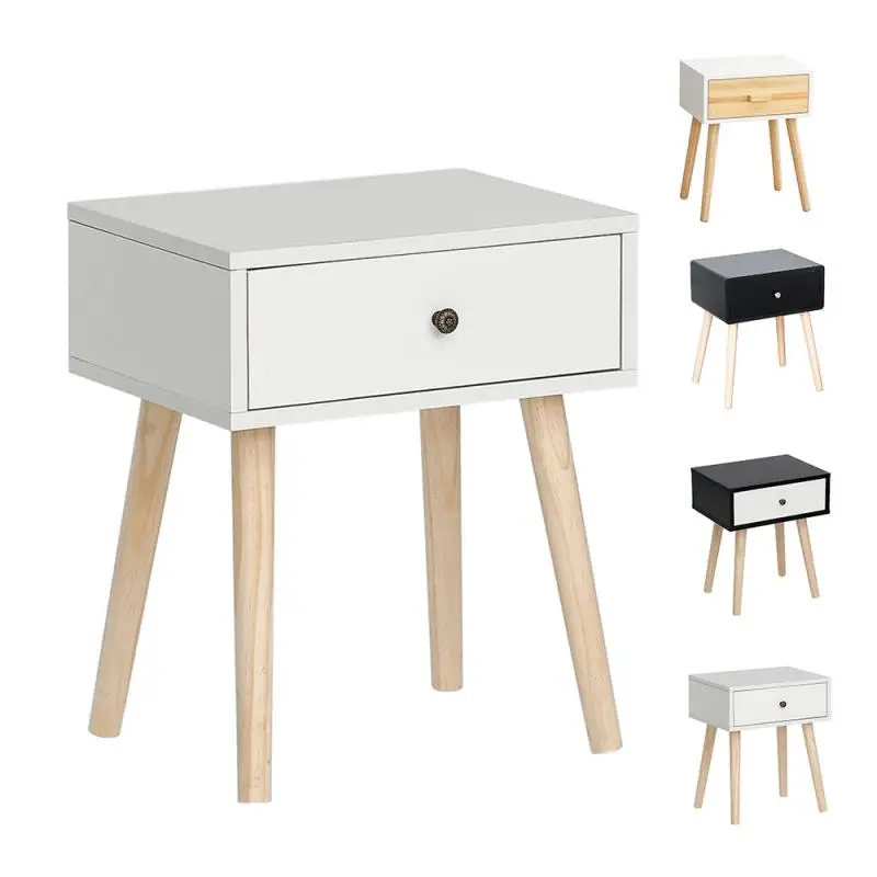

Nordic Style Bedside Cabinet Bedroom Storage Table Mini Small Apartment Bedroom Nightstands Modern Chest Of Drawers HWC