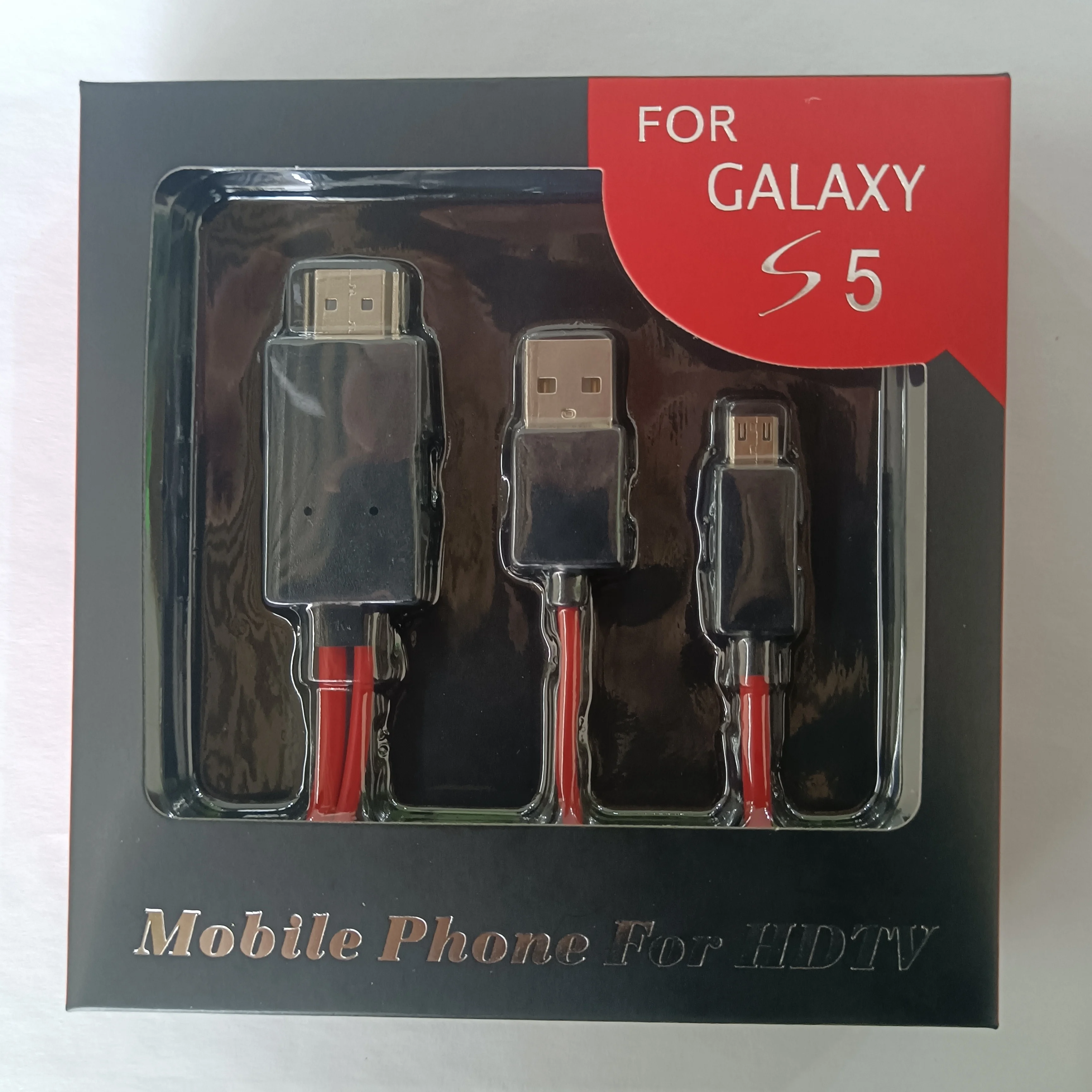 Фото Адаптер AIRSKY HDTV для комплекта MHL Micro HDMI USB типа Samsung Galaxy S5 Note 3, мобильный телефон HD Link, 11-контактный пульт дистанционного управления Android №1