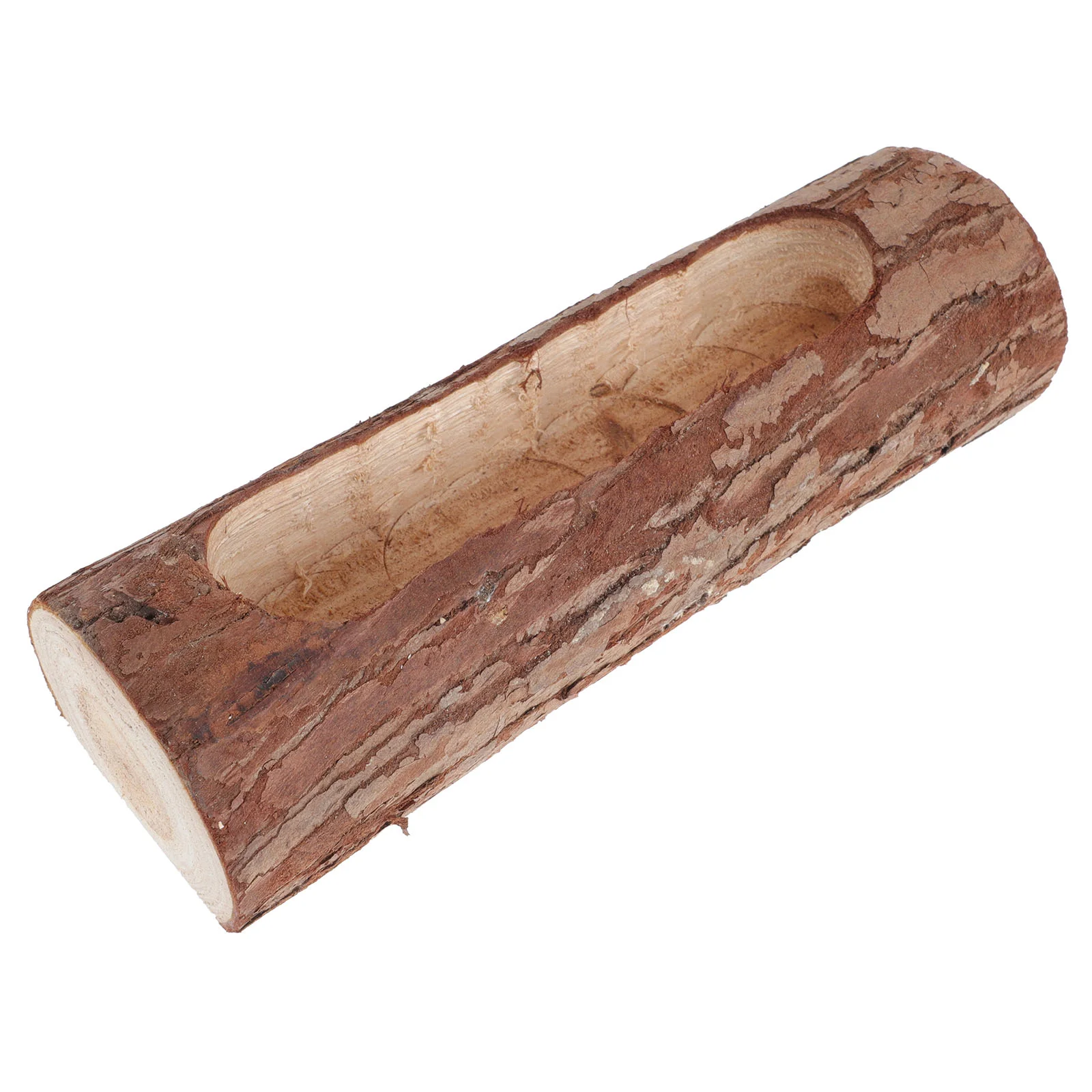 

Wooden Pile Flowerpot Outdoor Garden Decor Household Container Large Planters Gardening Holder Artificial Plants