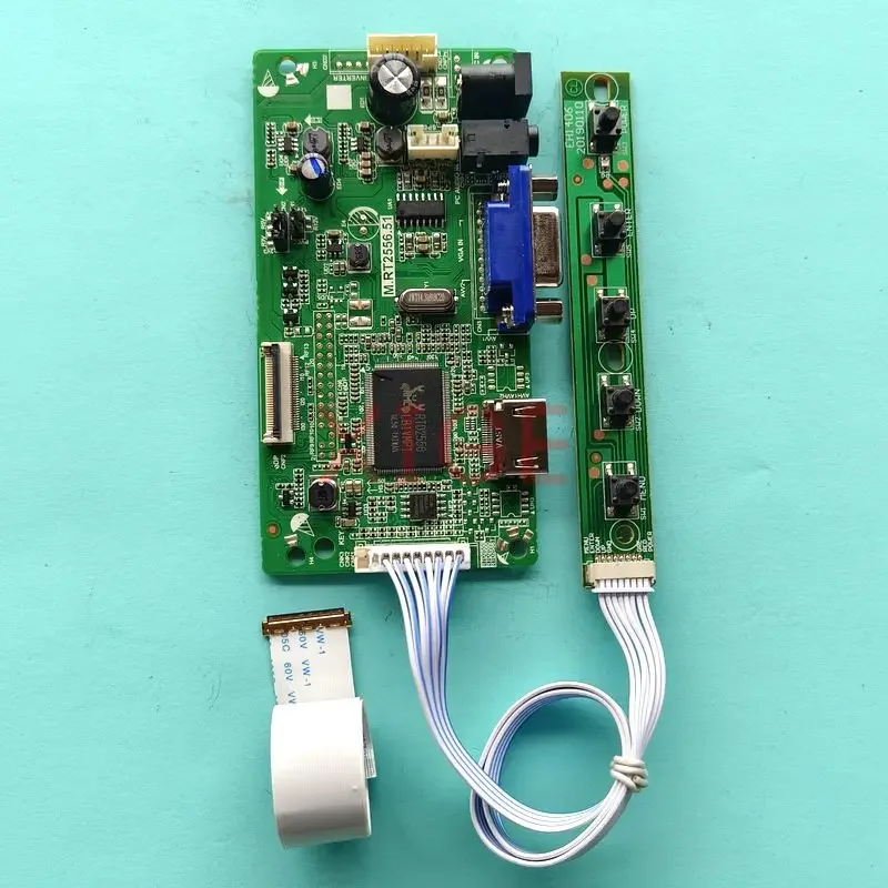 Фото Плата драйвера ЖК-контроллера DIY Kit для телефона/EAB/EAL/EBB 30-контактный EDP-разъем 15,6 дюйма, совместимый с HDMI экран для ноутбука 1920x1080 VGA №1