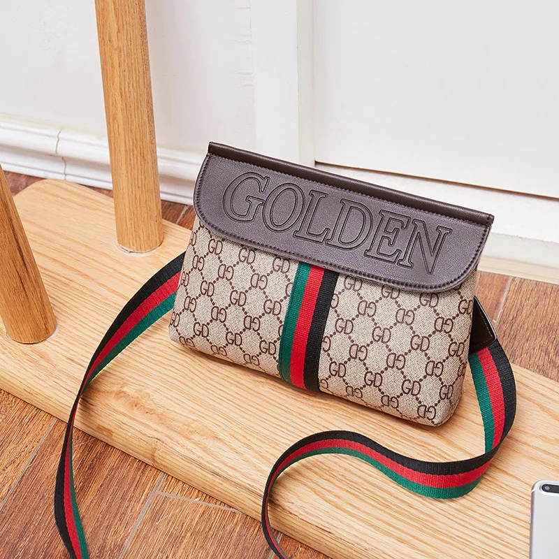 

Luxury Designer Women's Bag 2023 Trend Letter Printing Shoulder Bag High Quality Leather Messenger Bag Female Bags Purses y2k