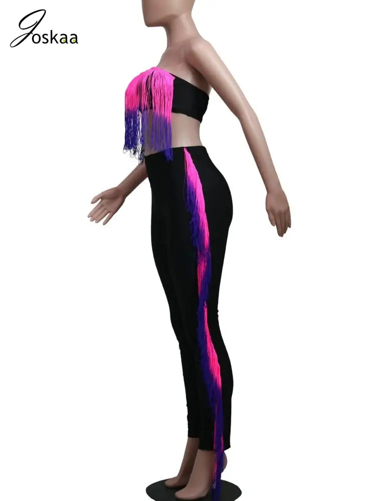 Комплект из 2 предметов Joskaa с градиентными кисточками женские сексуальные