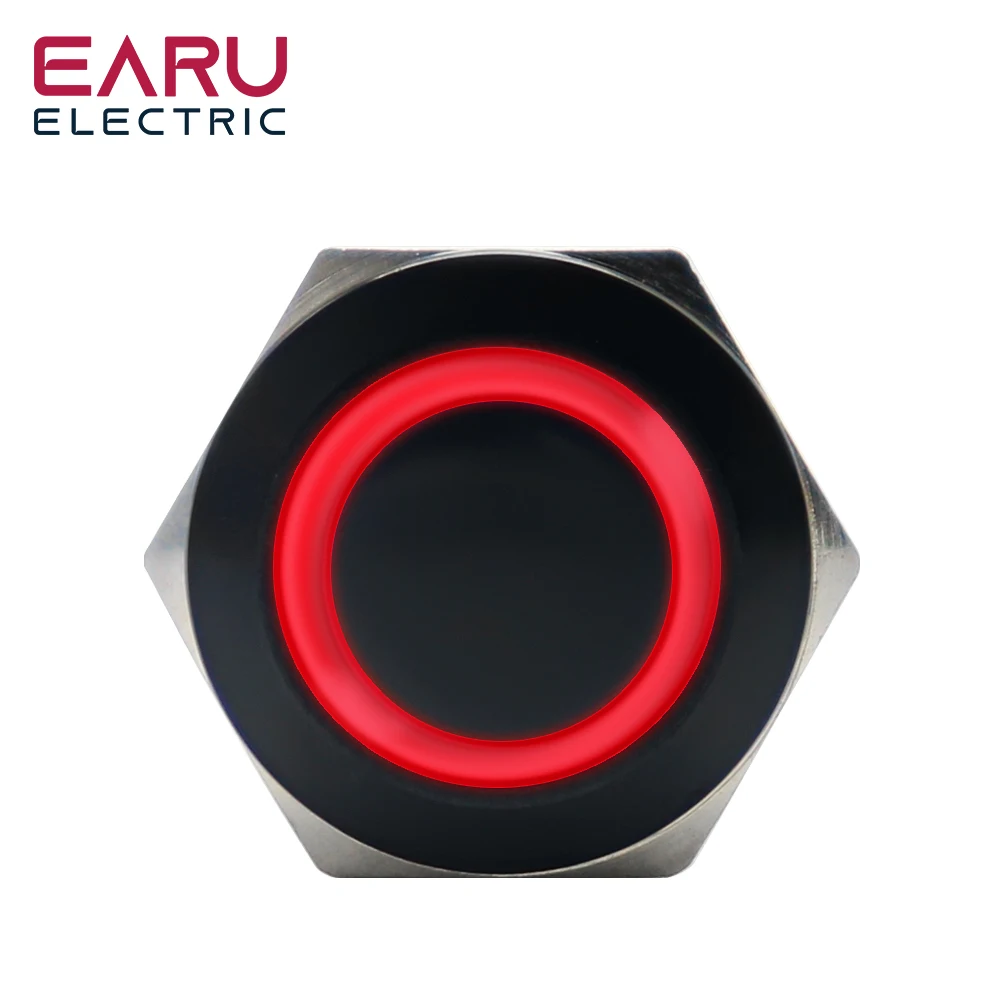 

Металлический кнопочный переключатель EARUELETRIC 12 мм 3-24В/220В