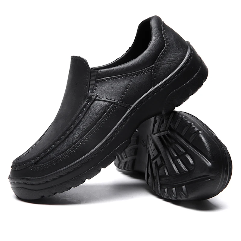 Фото Мужские Нескользящие кроссовки Chef Shoes светильник Лоферы для кухни устойчивые к Мужские Нескользящие кроссовки Chef Shoes светильник Лоферы для кухни устойчивые к