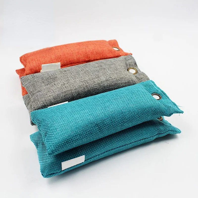 

75g Activated Bamboo Charcoal Bag for Car Closet Drawer Absorb Odors & Harmful Substances Anti-mildew & Dehumidification Carbon