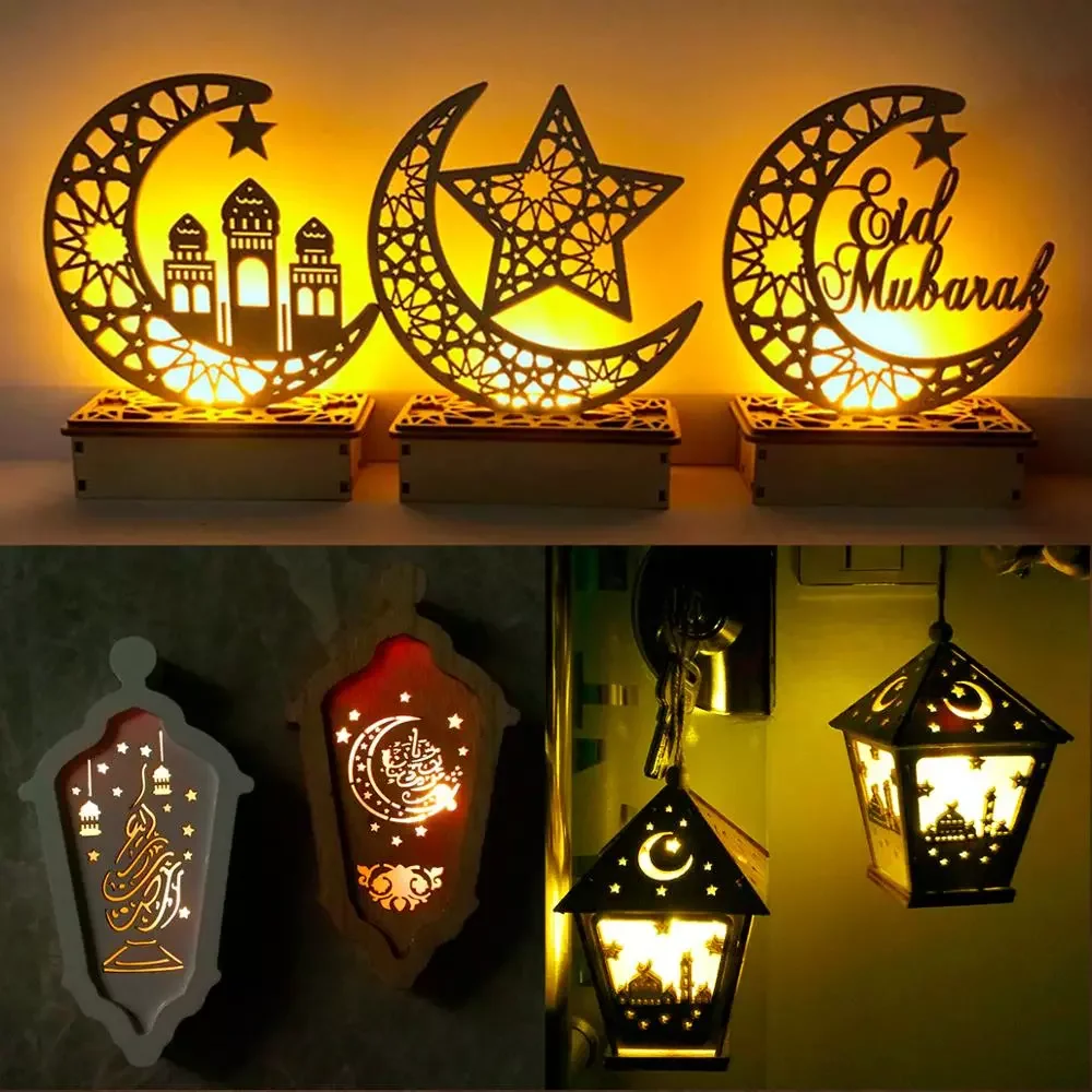 

New EID Wooden Pendant Eid Mubarak Ramadan Decoration For Home Islamic Muslim Party Decor Kareem Ramadan And Eid Decor Eid AL Ad