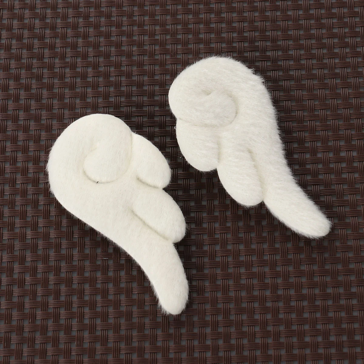 

2 Pairs Angel Wings Hairpins Cartoon Hair Clips Non Clamps Lovely Headdress Adornment for Girl (White Angle Pattern)