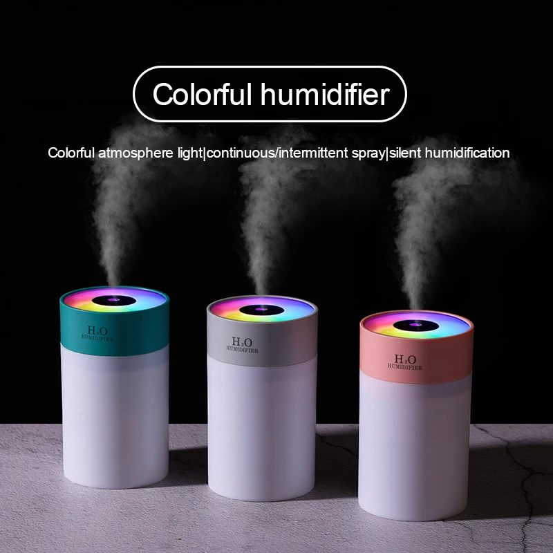 Портативный тихий увлажнитель воздуха с питанием от USB 260 мл