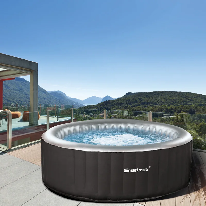 

Portable Spa 4 Person Spa Swimming Pool outdoor hot tub inflatable