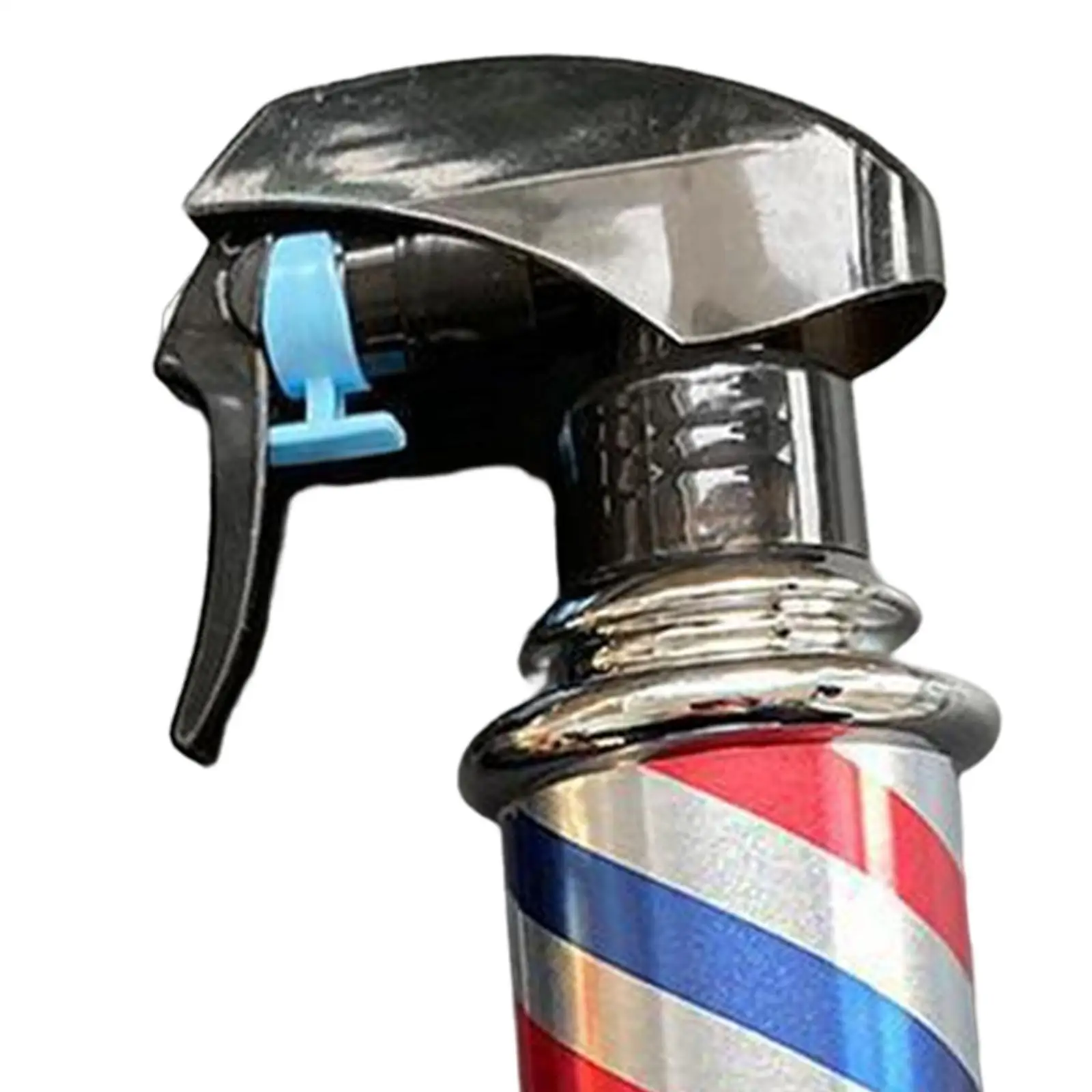

Multifunctional Barber Spray Bottle Retro Stripes for Salon Barber Studio Golden
