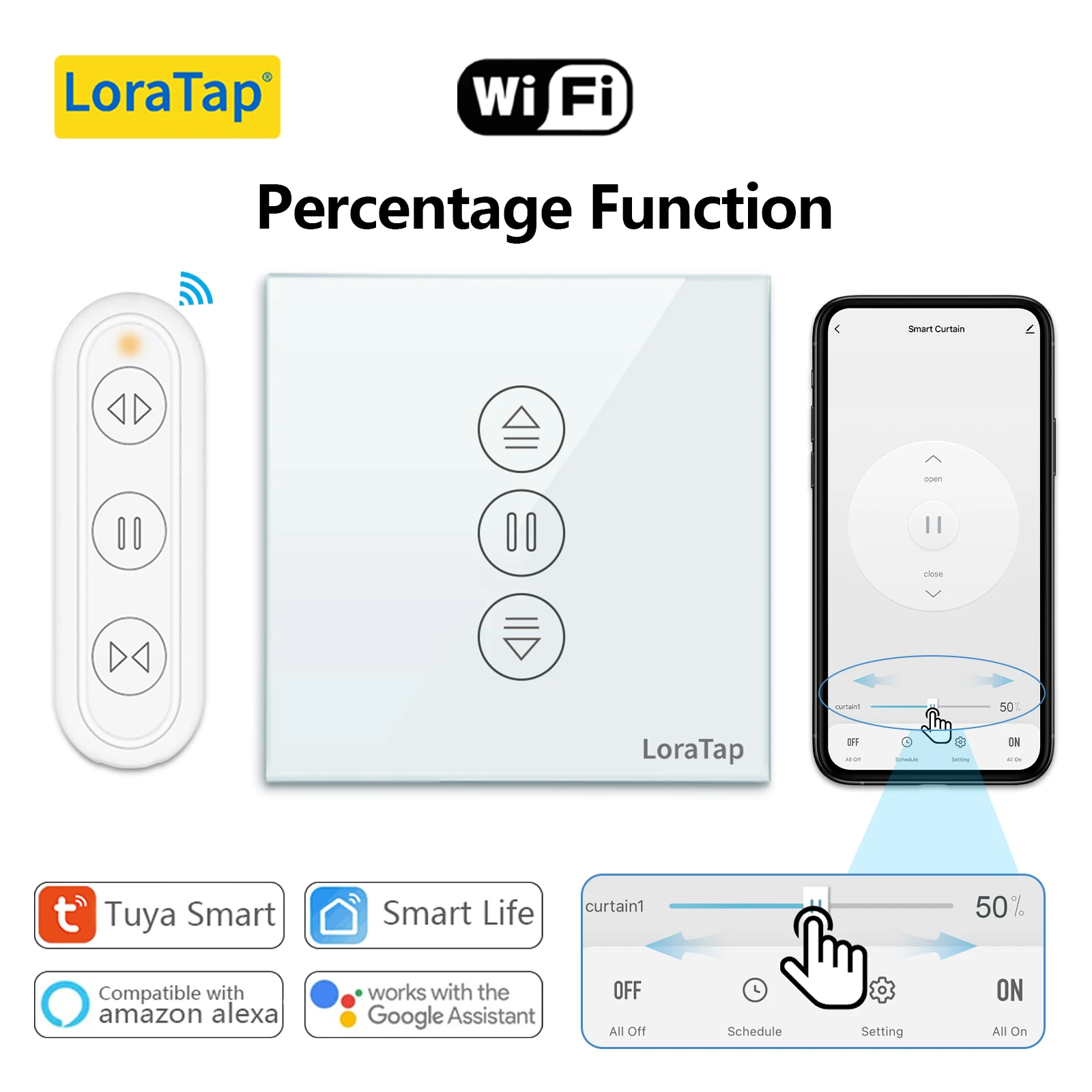 Tuya Smart Life Eu Wifi Interruttore Per Tende Avvolgibili Per Tende Motorizzate Con Telecomando Google Home Aelxa Echo Smart Home