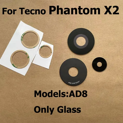 Задняя камера для Tecno Phantom X2 AD8 задняя камера стеклянная крышка объектива фоторемонт запасные части