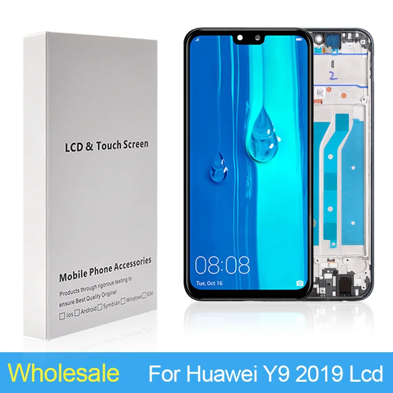 

6.5 Inch Enjoy 9 Plus Display For Huawei Y9 2019 Lcd Touch Screen Digitizer BLA L09 L29 Assembly Free Ship With Tools Wholesale