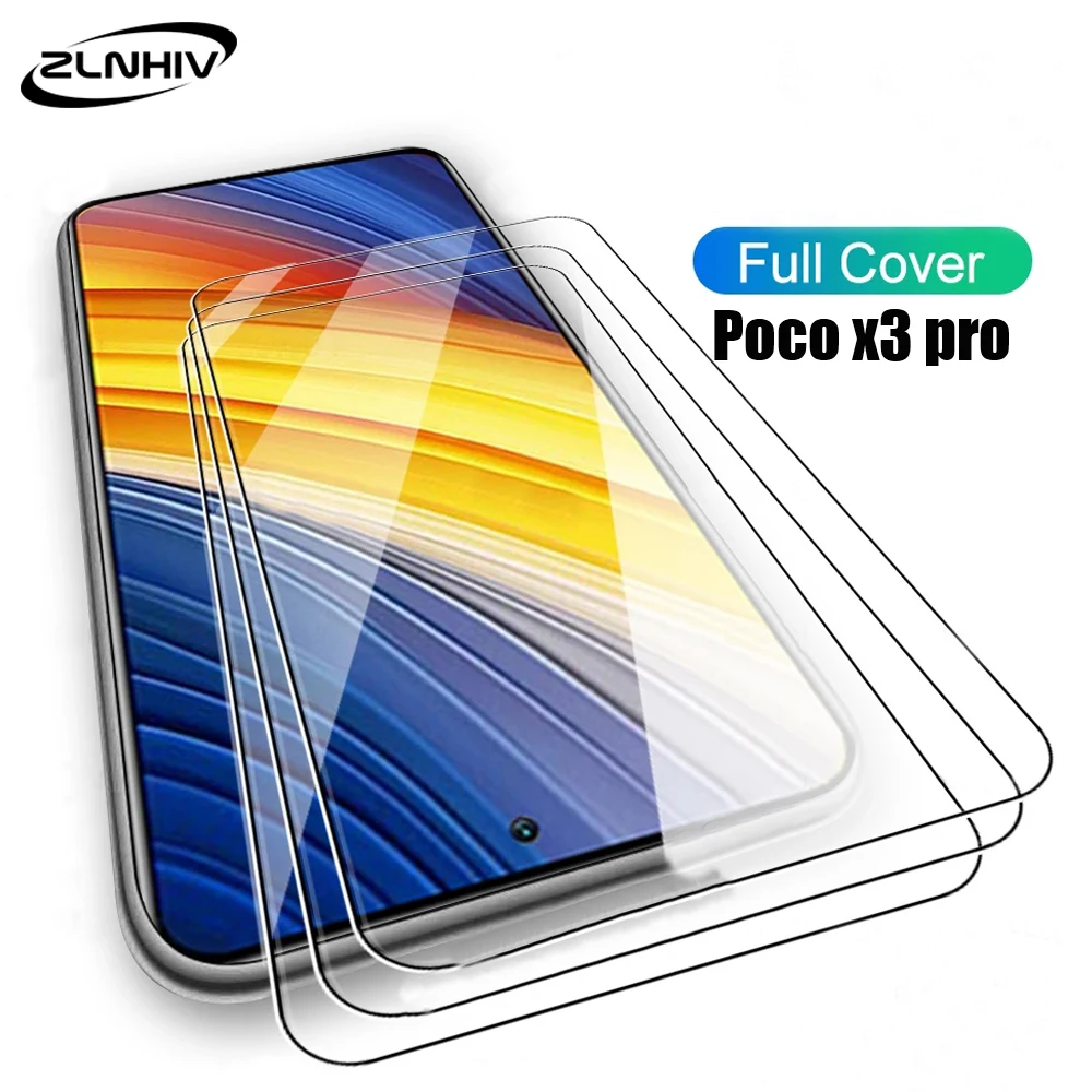 

ZLNHIV For Xiaomi Poco X4 X3 X2 F4 F3 F2 GT NFC M2 M3 M4 M5 pro 5G C40 C31 M5s tempered glass screen protector protective film