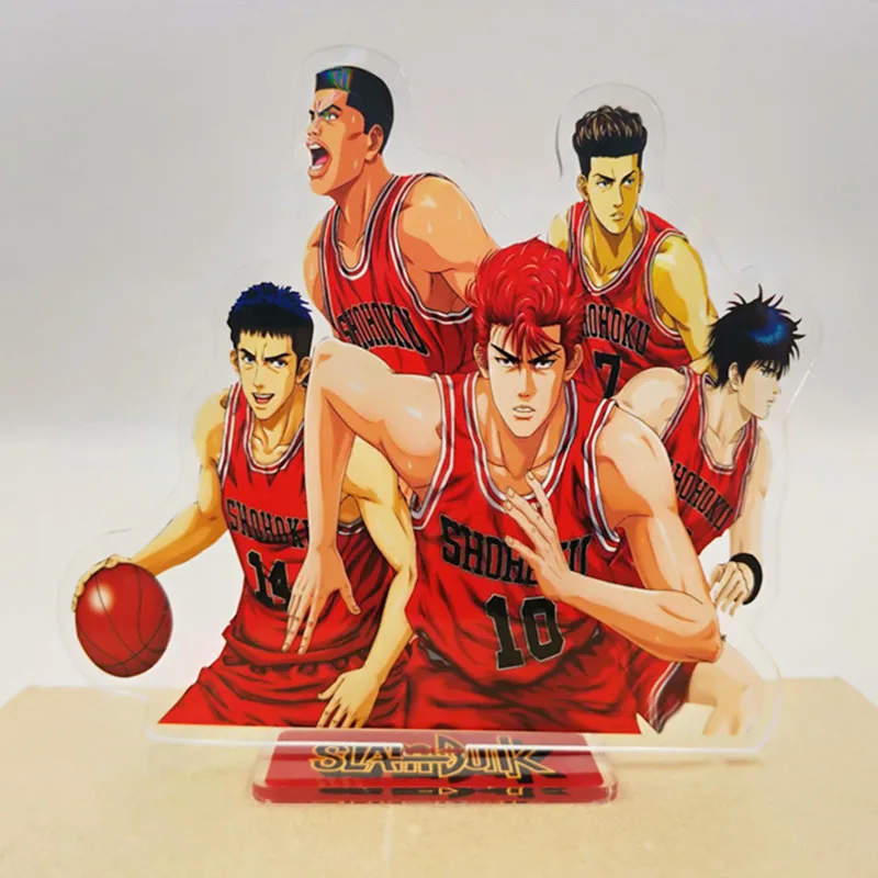 

1 шт. милый аниме Slam Dunk акриловая модель на подставке Hanamichi Sakurag рукава Kaede настольное украшение пластина Держатель экшн-Фигурки игрушки