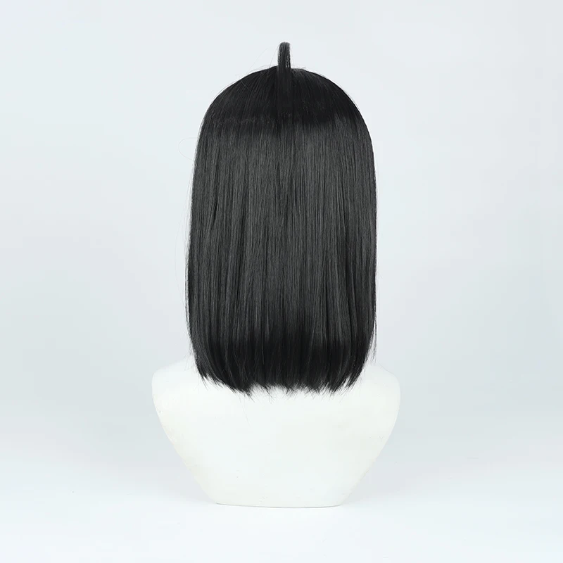 Kara No Kyoukai FGO Ryougi Shiki Косплей Парик 32 см Короткие Черные Термостойкие Синтетические