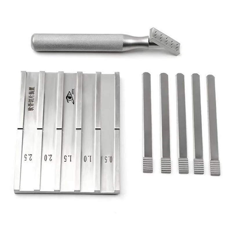 

Cartilage slicer nasal carving slicing plate nasal plastic tool