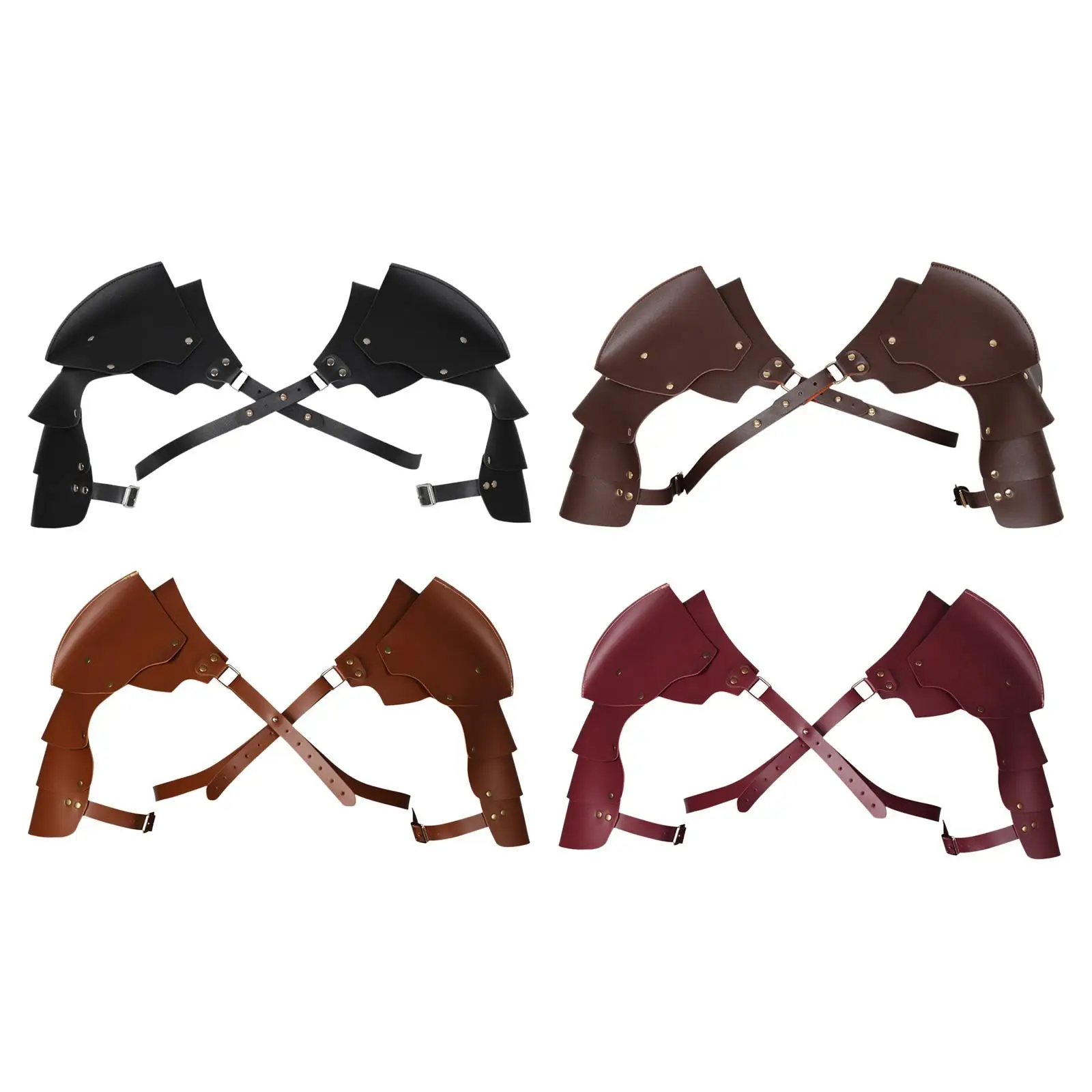 

Retro Style Chest Harness Cape Shoulder Pauldron for Theme Party Masquerade