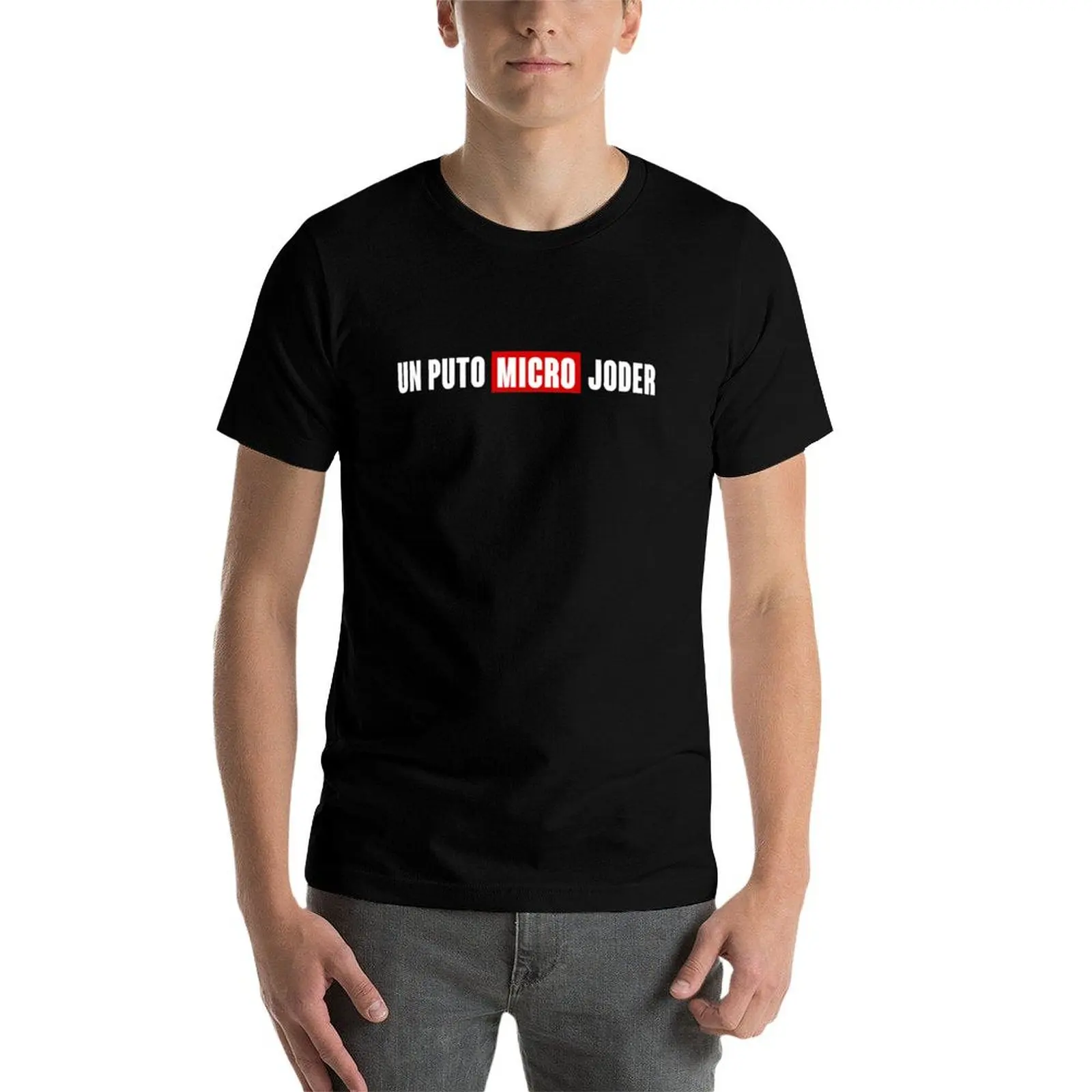 Футболка UN PUTO MICRO JODER винтажные футболки с рисунком рэпера мужская футболка
