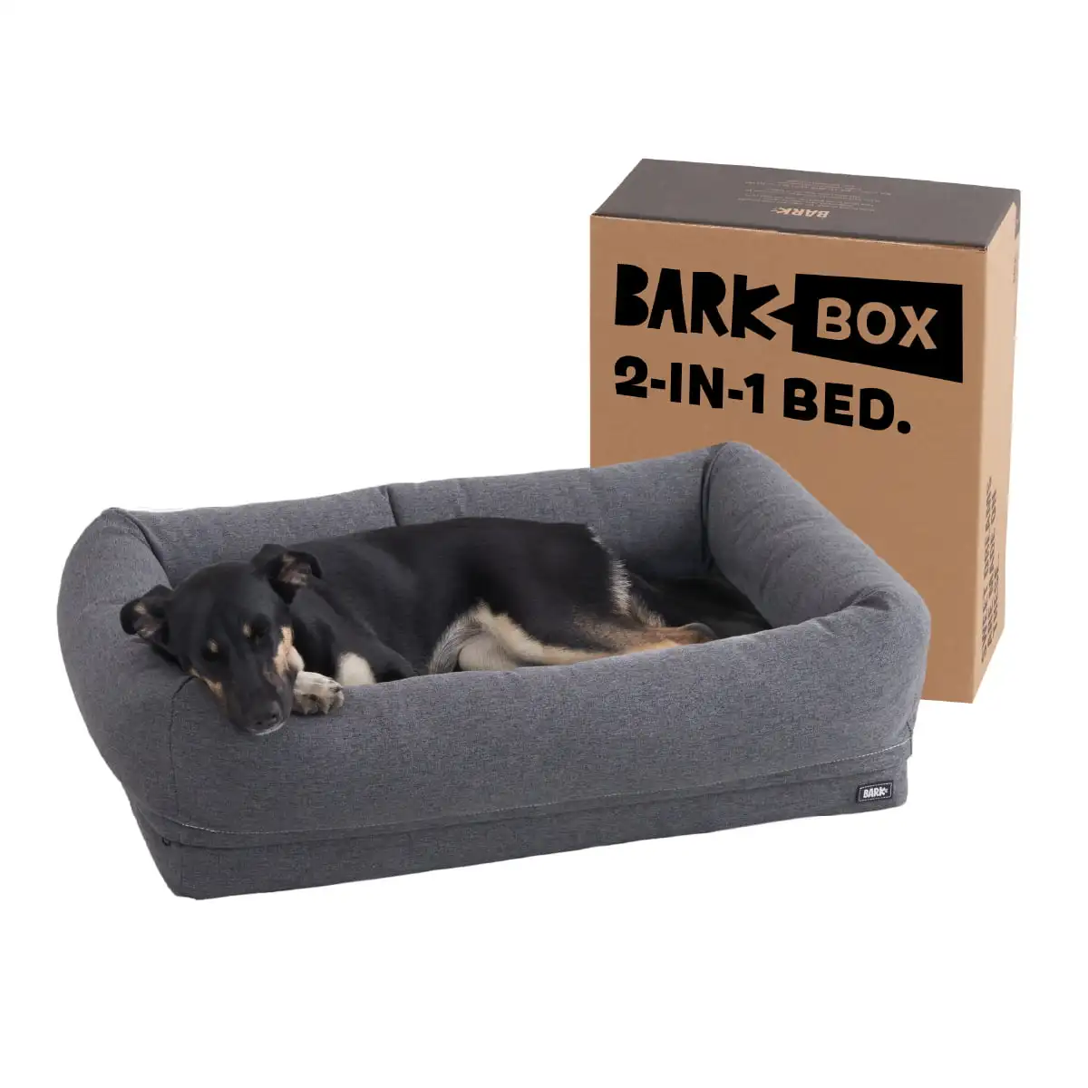 

HMTX 2-in-1 Memory Foam Cuddler Dog Bed | Plush Orthopedic Joint Relief Crate Lounger or Donut Pillow Bed, Machine Washable + Re