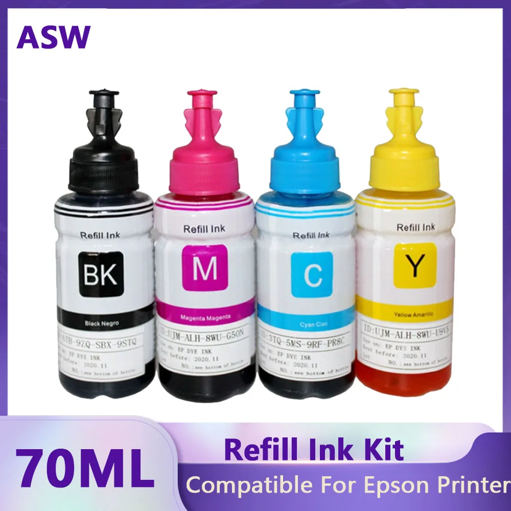 

Набор чернил для принтера Epson L100 L110 L120 L132 L210 L222 L300 L312 L355 L350 L362 L366 L550 L555 L566