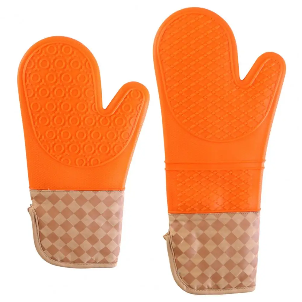 

1Pc Oven Mitt Anti-scald Cooking Glove Nordic Style Microwave Oven Glove