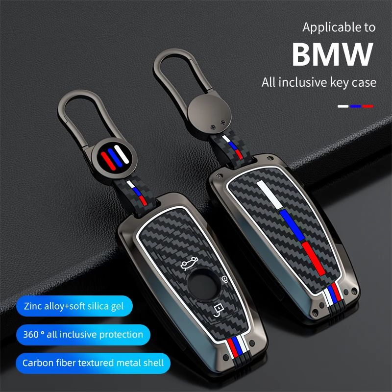 

Zinc Alloy Car Remote Key Case Cover Shell For BMW 1 3 5 7 Series X1 X3 X4 X5 F10 F15 F16 F20 F30 F18 F25 M3 M4 E34 Accessories