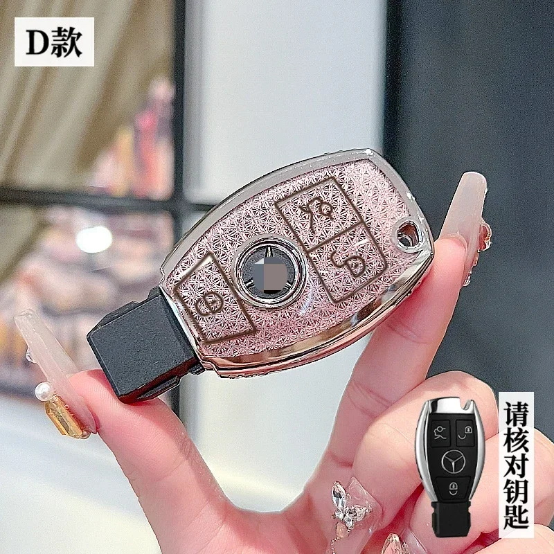 

Новый чехол из ТПУ для автомобильного дистанционного ключа для Mercedes Benz A C E S G Class GLC CLE CLA W177 W205 W213 W222 X167 AMG Аксессуары