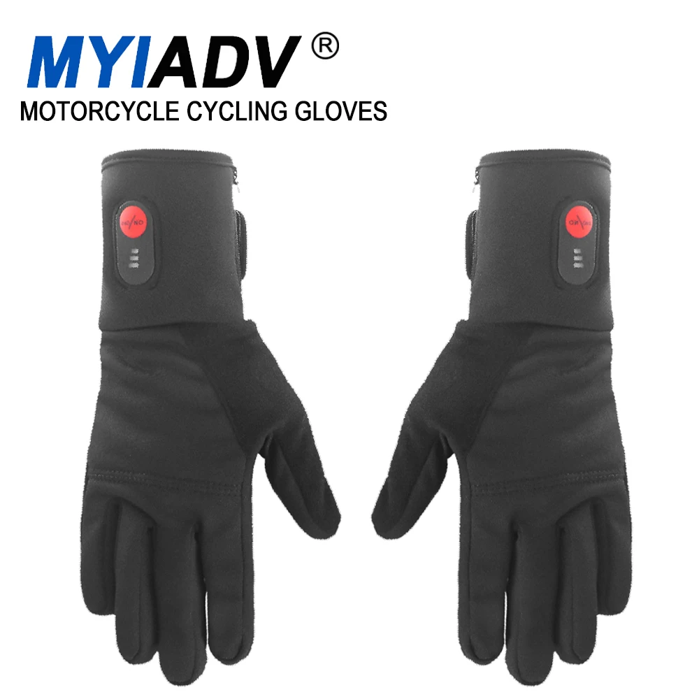 Electric Heated Gloves 2200MAH Rechargeable Battery Outdoor Sports Motorcycle Bicycle Riding Skiing Touch Screen Heating Gloves enlarge