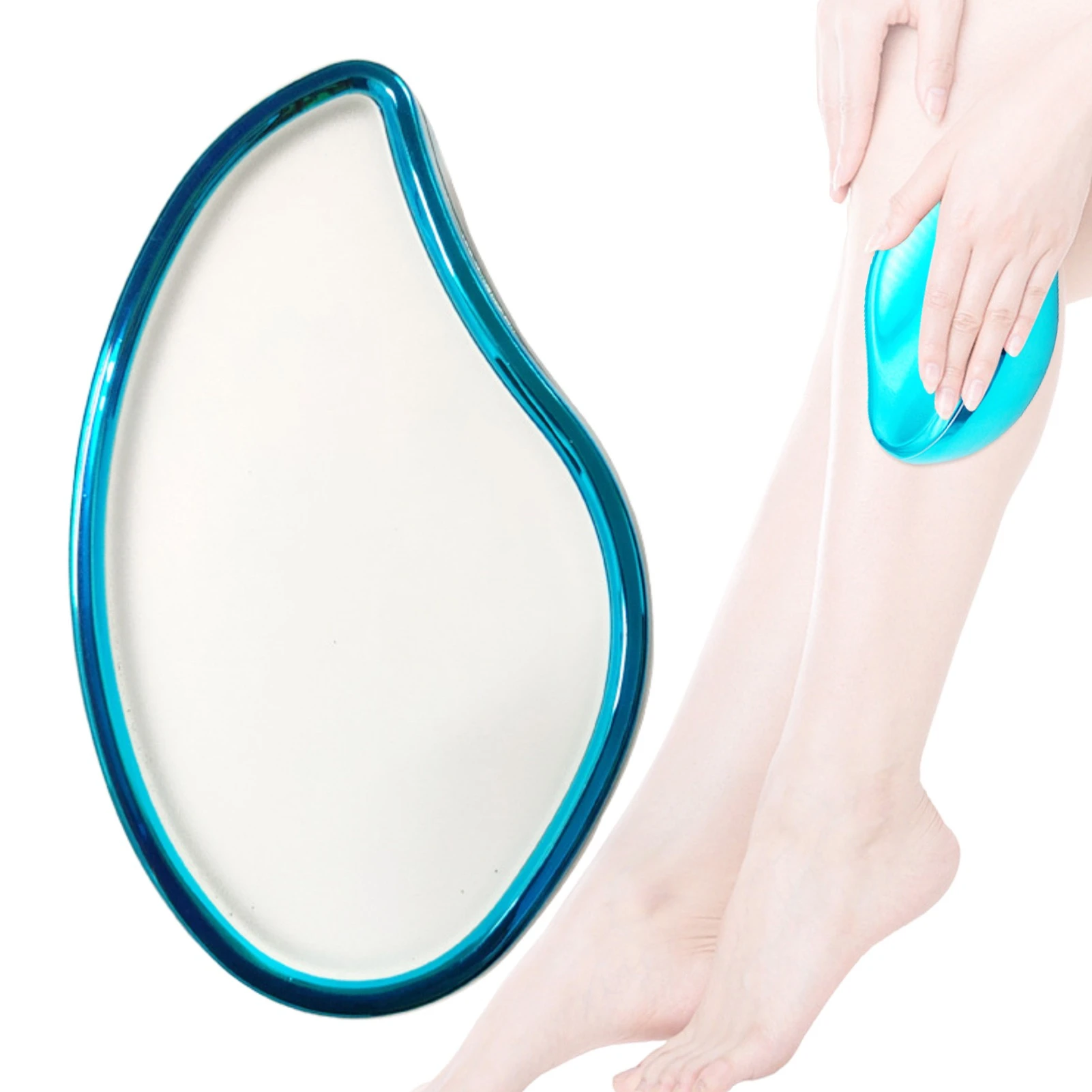 

Nano Glass Hair Removal Tool Gentle Manual Painless Home Epilator Painless Exfoliation Hair Remover For Arms Legs Back