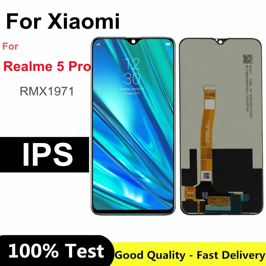 6 3 &quotдля Oppo Realme 5 Pro RMX1971 ЖК-экран + дигитайзер сенсорной панели для ЖК-дисплей