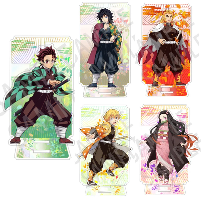 

Anime Demon Slayer Acrylic Figure Stand Kamado Tanjirou Nezuko Kanawo Nezuko Kanawo Double Insertion Standee Model Toys Souvenir