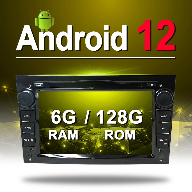 4G RAM Android 9 0 Автомобильная навигационная система GPS DVD-плеер радио для Vauxhall Opel Astra H G