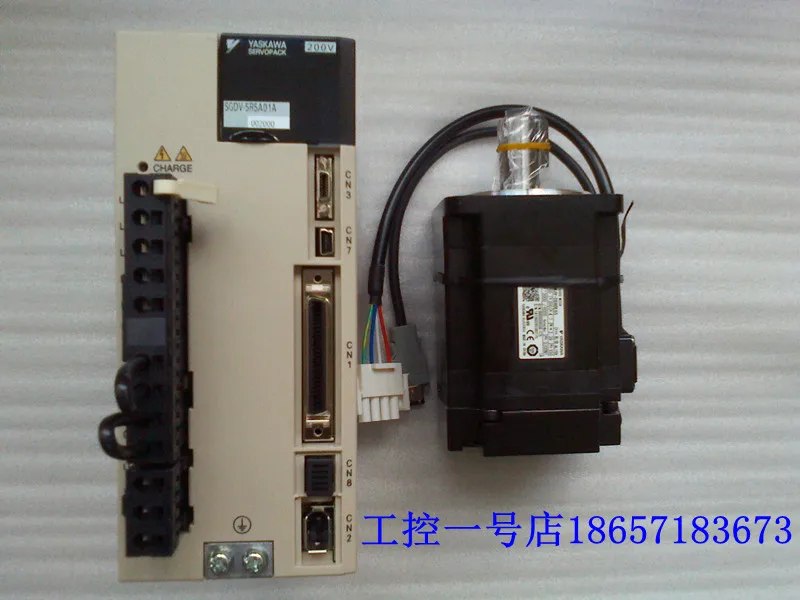 Сервопривод Yaskawa SGDV-5R5A01A + двигатель SGMJV-08AA61 Набор новых оригинальных продуктов