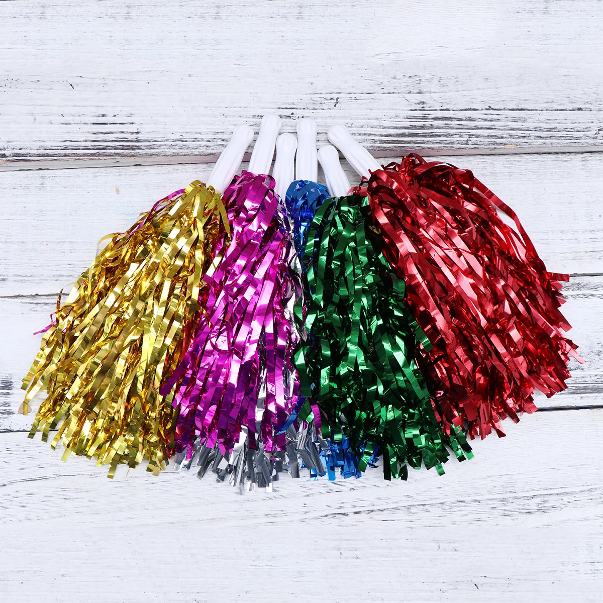 

Pom Poms Cheer Cheering Cheerleader Cheerleading Metallic Team Dance Sports Diy Pompoms Youth Football Cheers Basketball