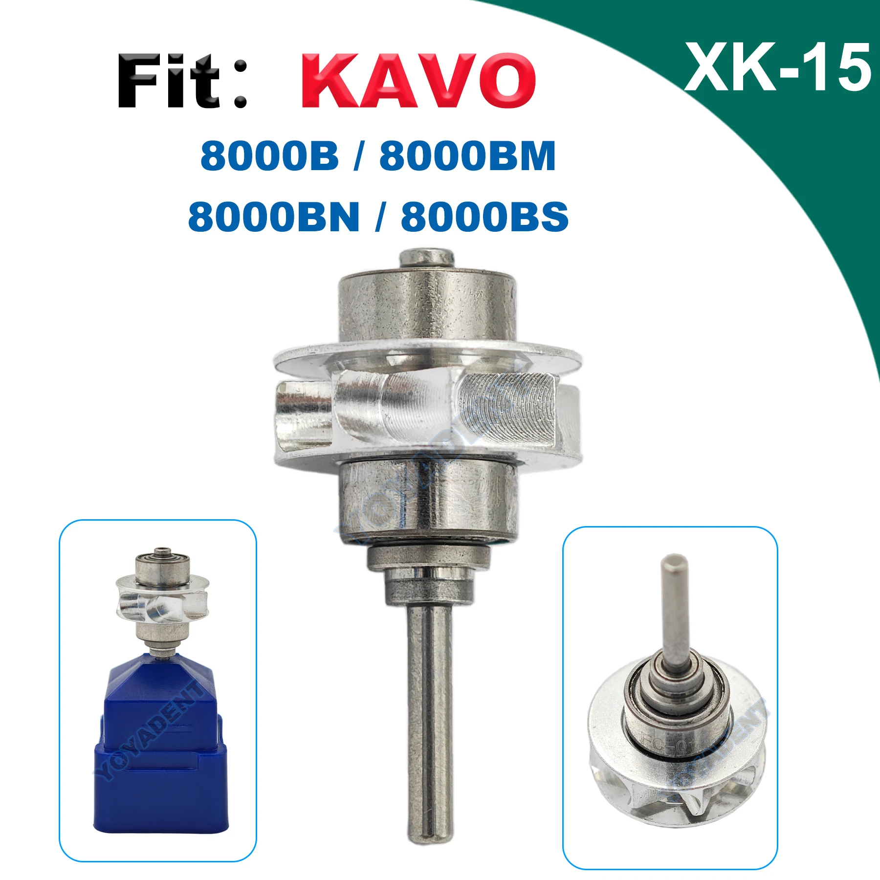 Фото Картридж зубной турбины для KAVO 8000B/8000BM/8000BN/8000BS, высокоскоростной наконечник, аксессуары для ротора №1