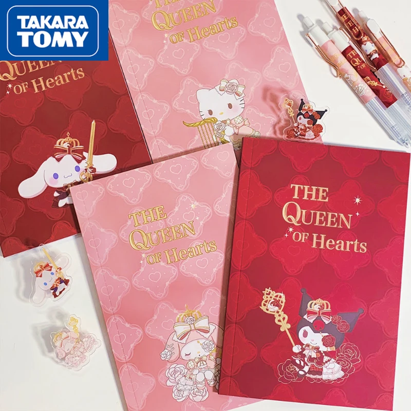

TAKARA TOMY Hello Kitty 2022 New School Supplies Notebook A5 Student Wrong Question Book Cartoon Diary Soft Face Copy Book