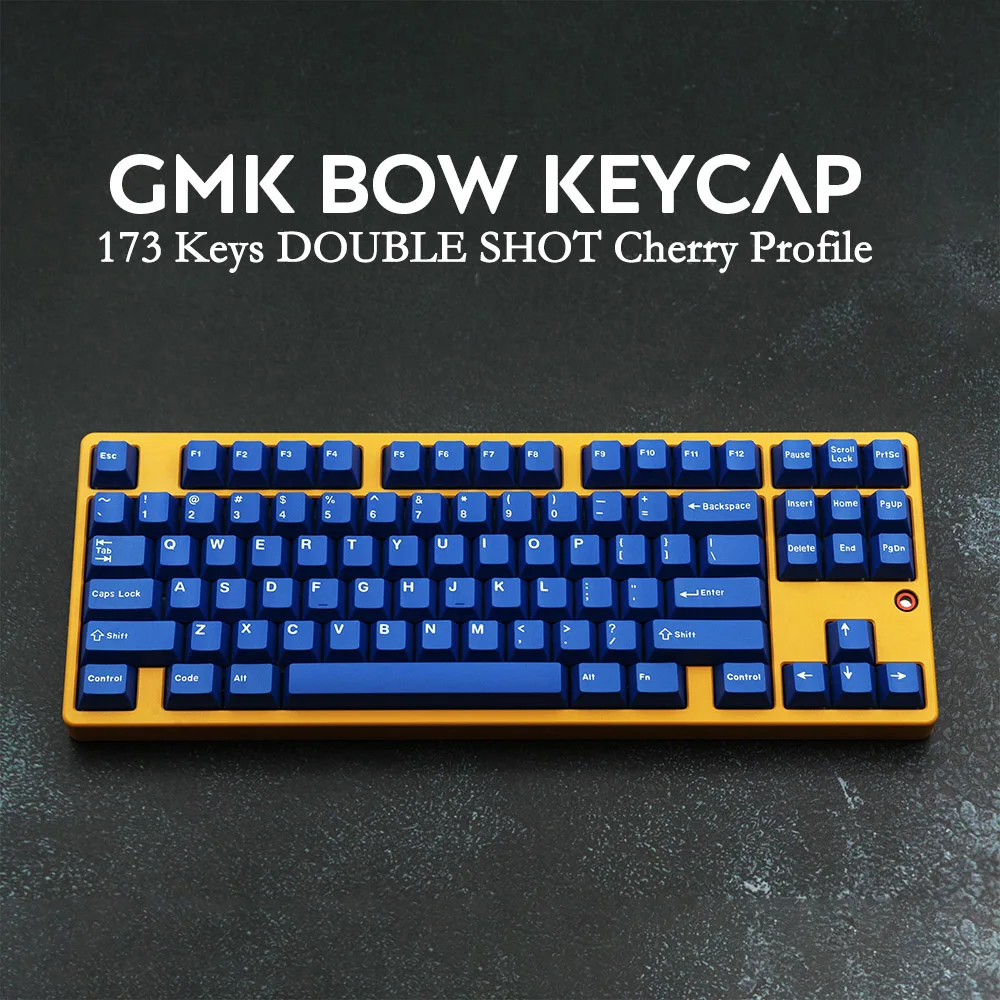 

173 клавиши DOUBLE SHOT Cherry Profile GMK копия Striker/Bow Wob ANSI ISO PBT макет Keycap для механической игровой клавиатуры GMMK pro