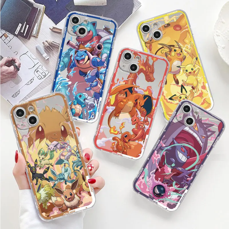 Мягкий силиконовый чехол для iPhone 14 Pro Max 13 12 11 Pro Max Mini XR XS X 8 7 6 6S Plus SE 2020