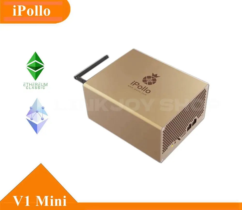 

Golden iPollo V1 Mini 280M 224W 300M 240W 320M 256W Home Miner ETC ETHW Asic Cyrpto Mining with PSU Included