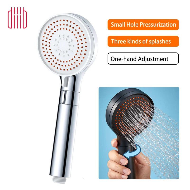 Насадка для душа DIIIB 3-режимная Регулируемая ручная душевая лейка под давлением