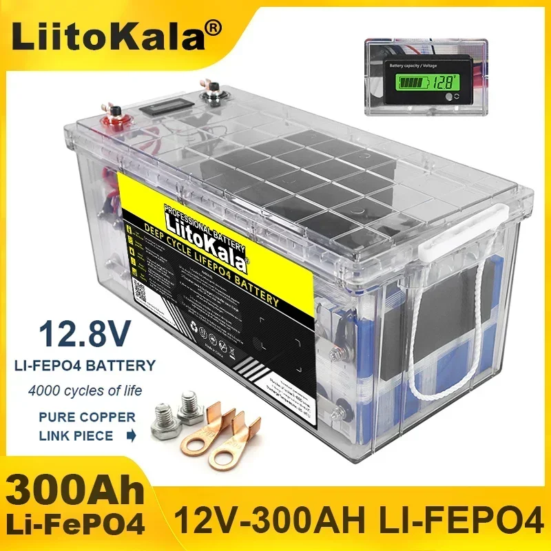 Аккумулятор LiitoKala 12 В/12 8 В Ач 60 ач 4s LiFePO4