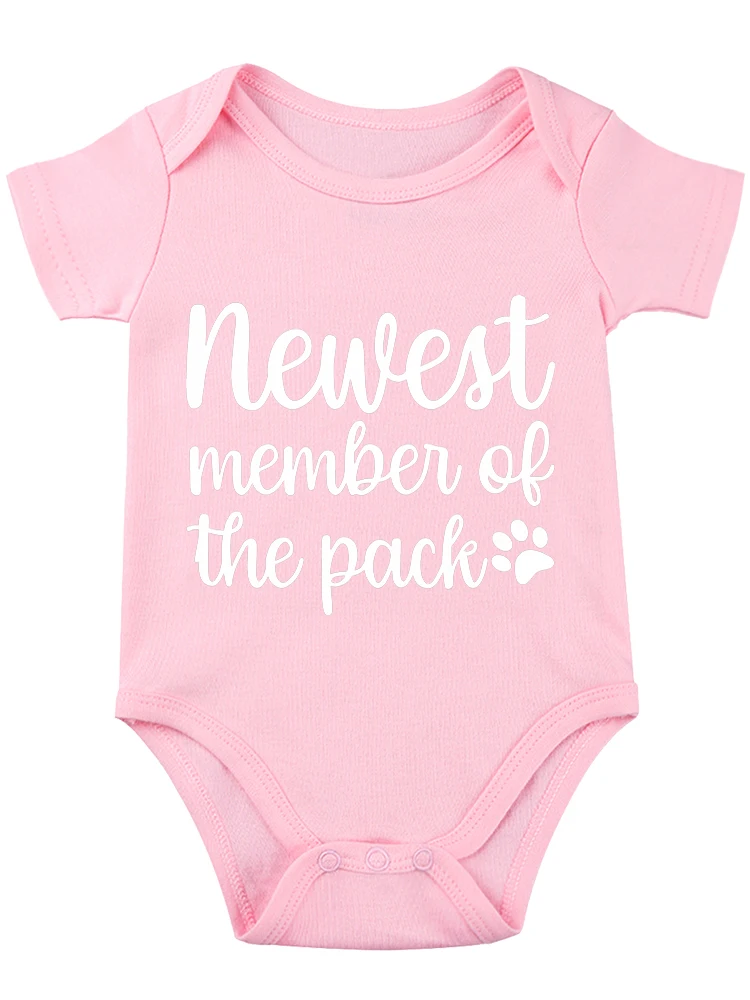 Новейший член пакета забавный детский комбинезон милый боди