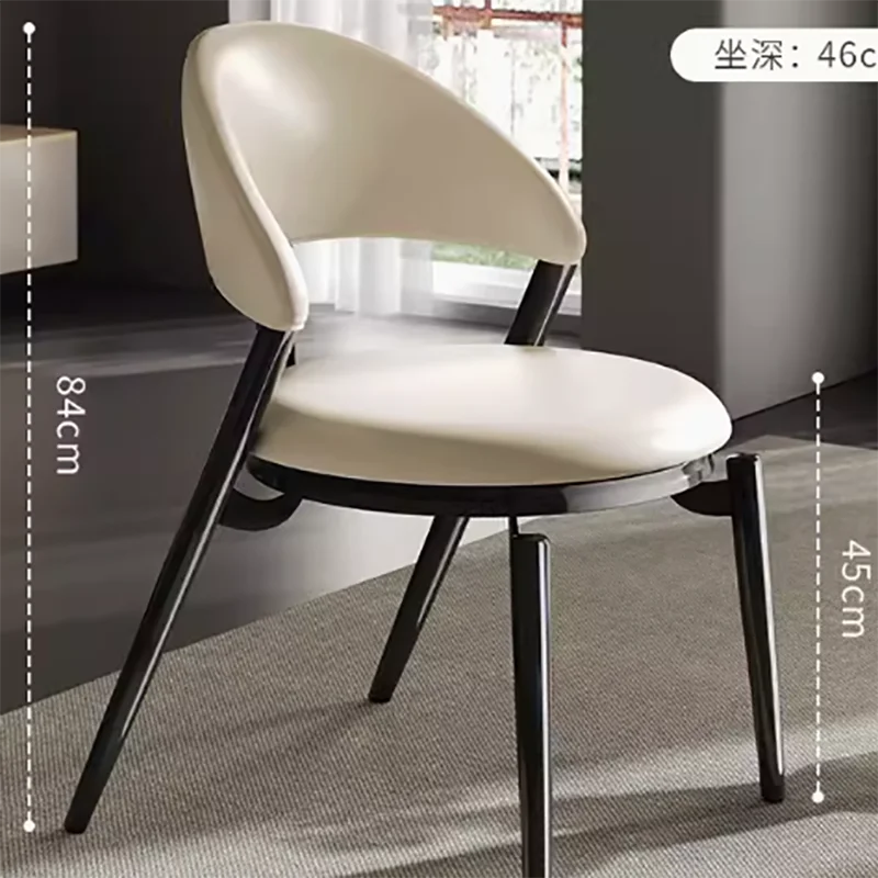 Белый стул мебель для дома железные стулья роскошный геймерский салон красоты